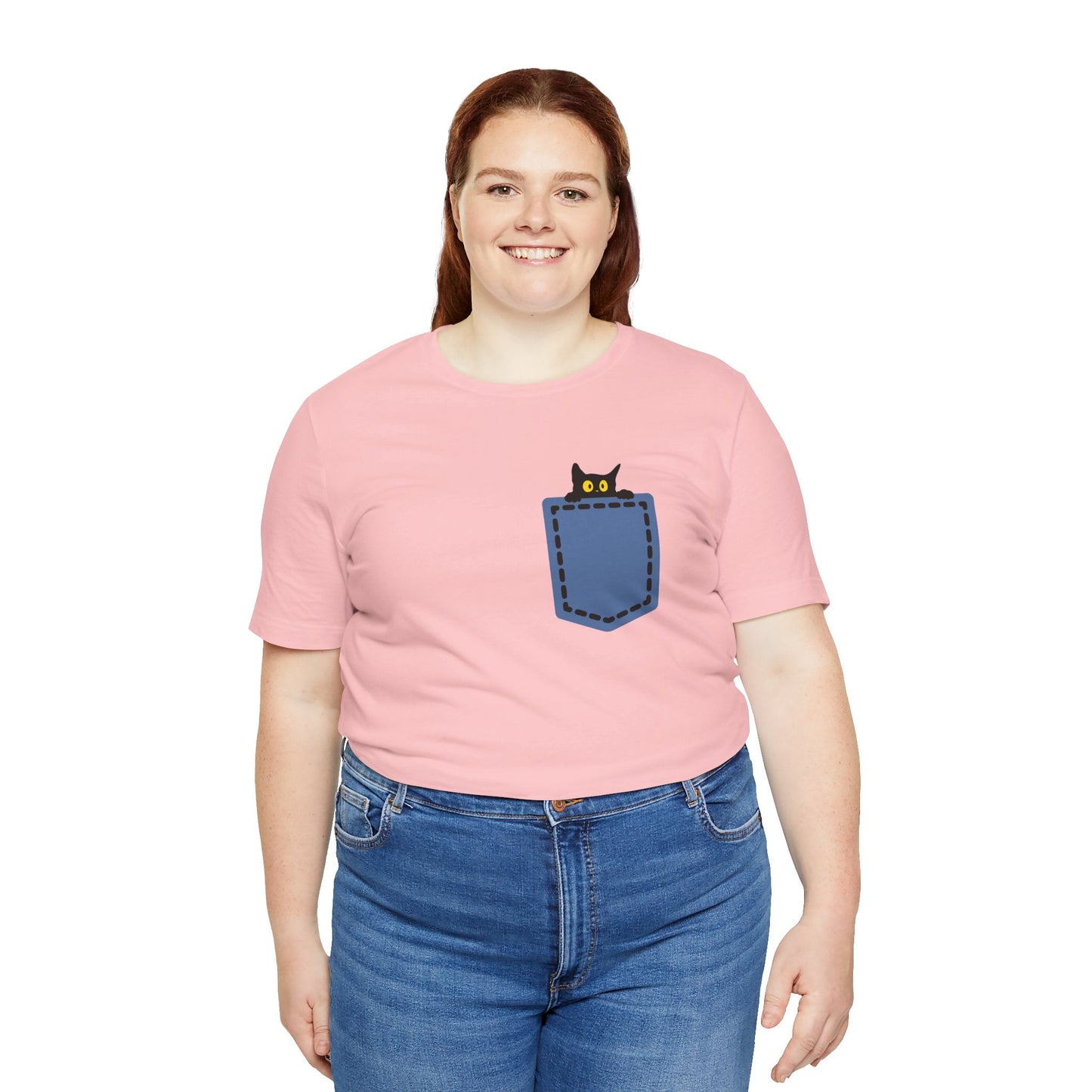 Cat Pocket Tee Boho Wear