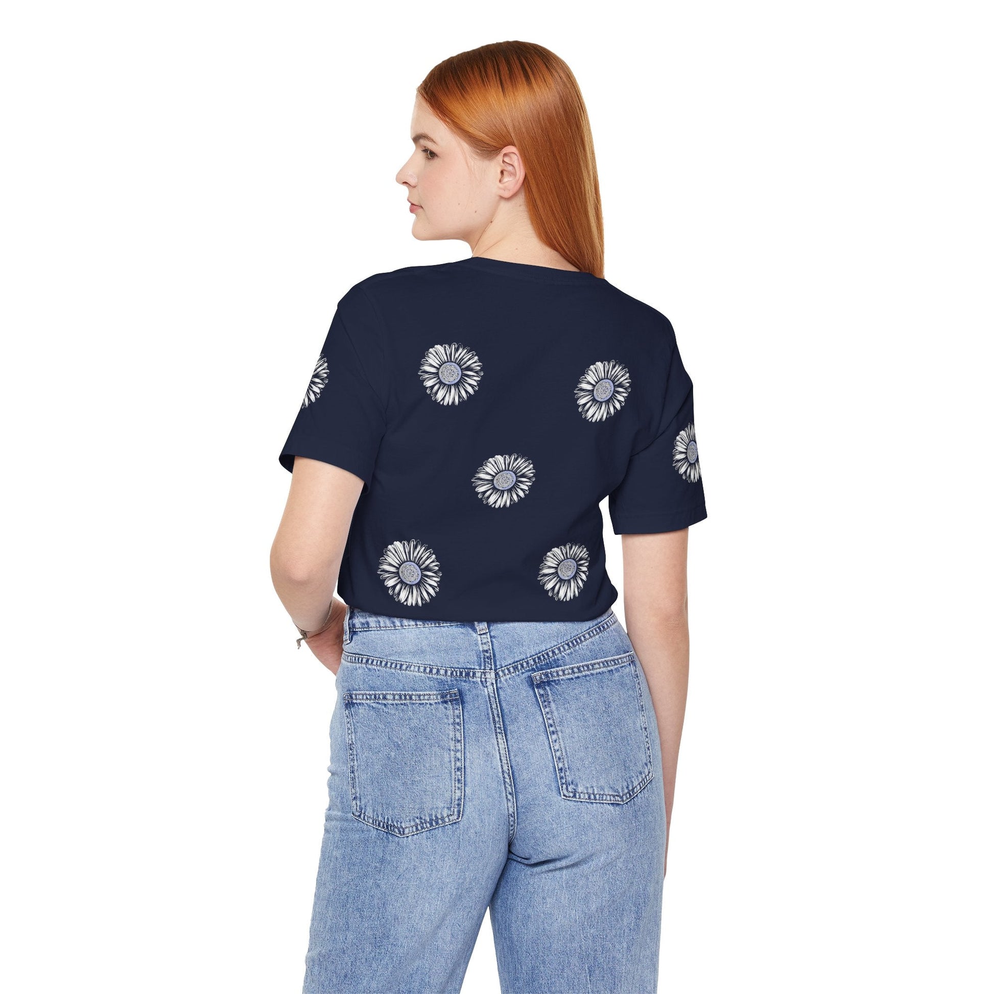 Boho Blue Mandala Tee Boho Wear