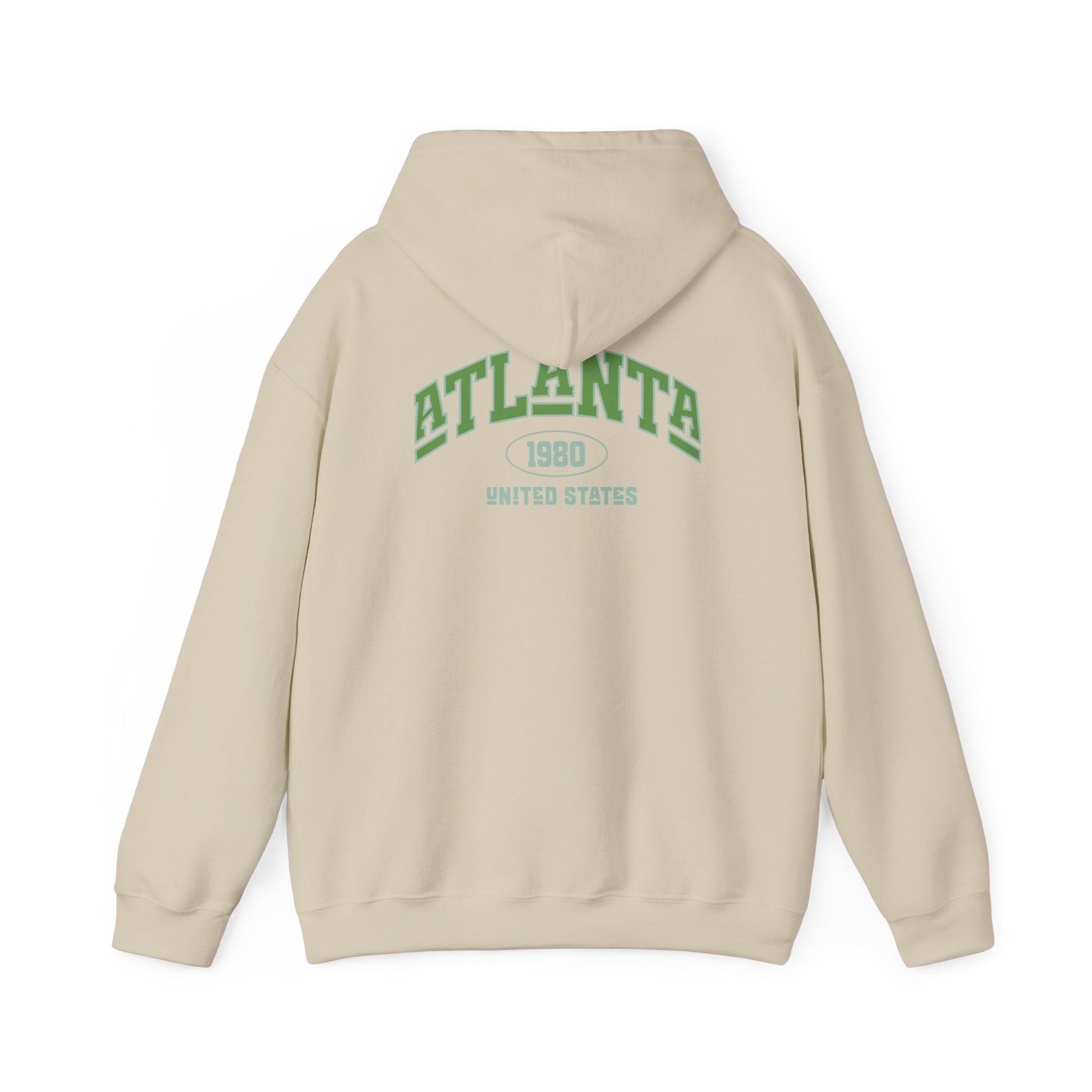 Atlanta Vintage Hooded Sweatshirt - Cozy Casual Wear for Every Occasion, Unisex Sweatshirt, Retro Hoodie, Gift for Atlanta Fans Boho Wear