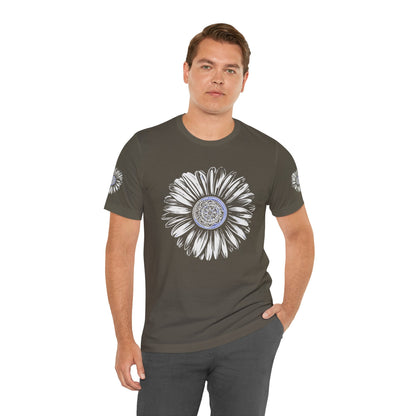 Boho Blue Mandala Tee Printify