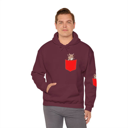 Funny Botanic Autumn Unisex Hoodie Sweatshirt with Pocket Flowers Printify