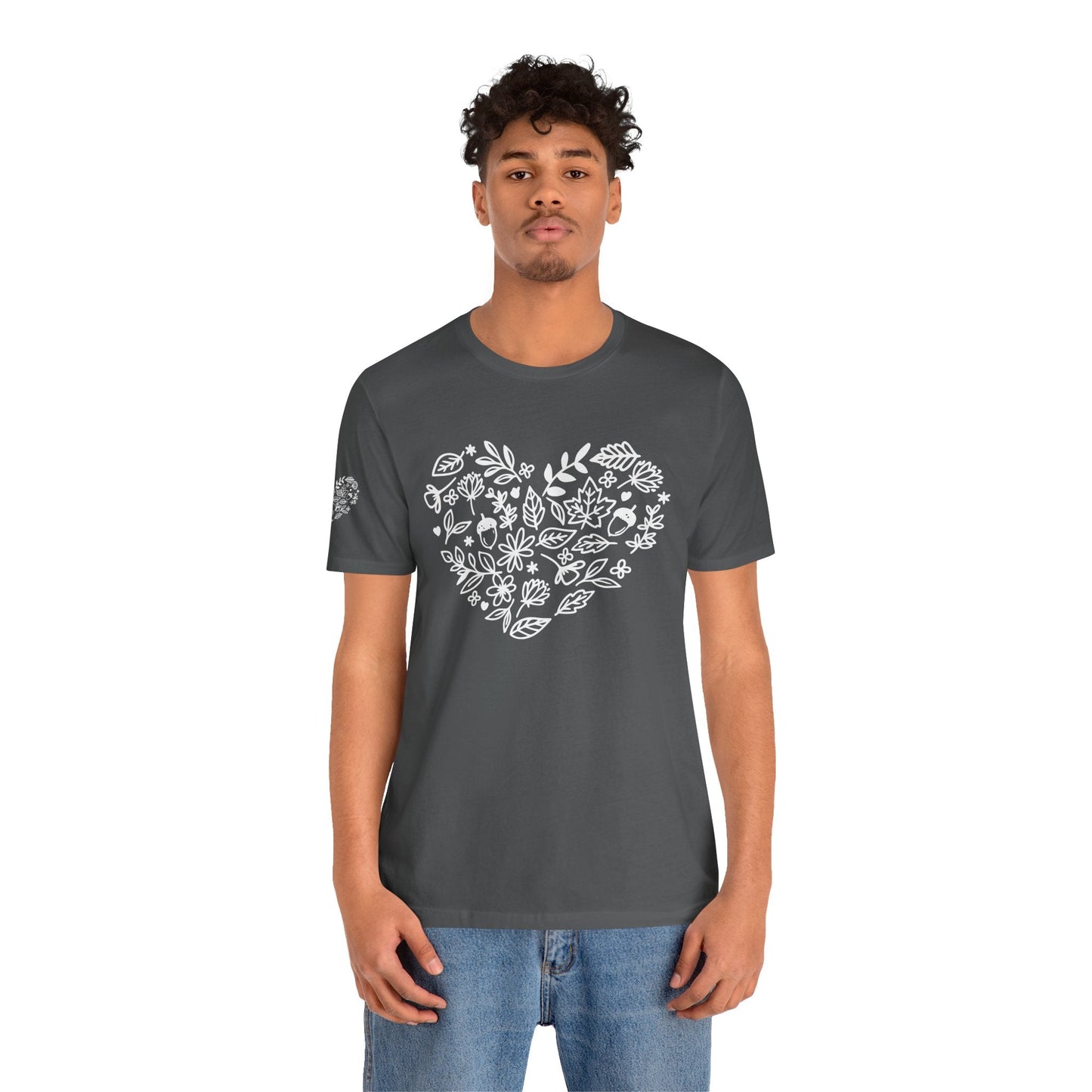 Floral Heart Tee Printify