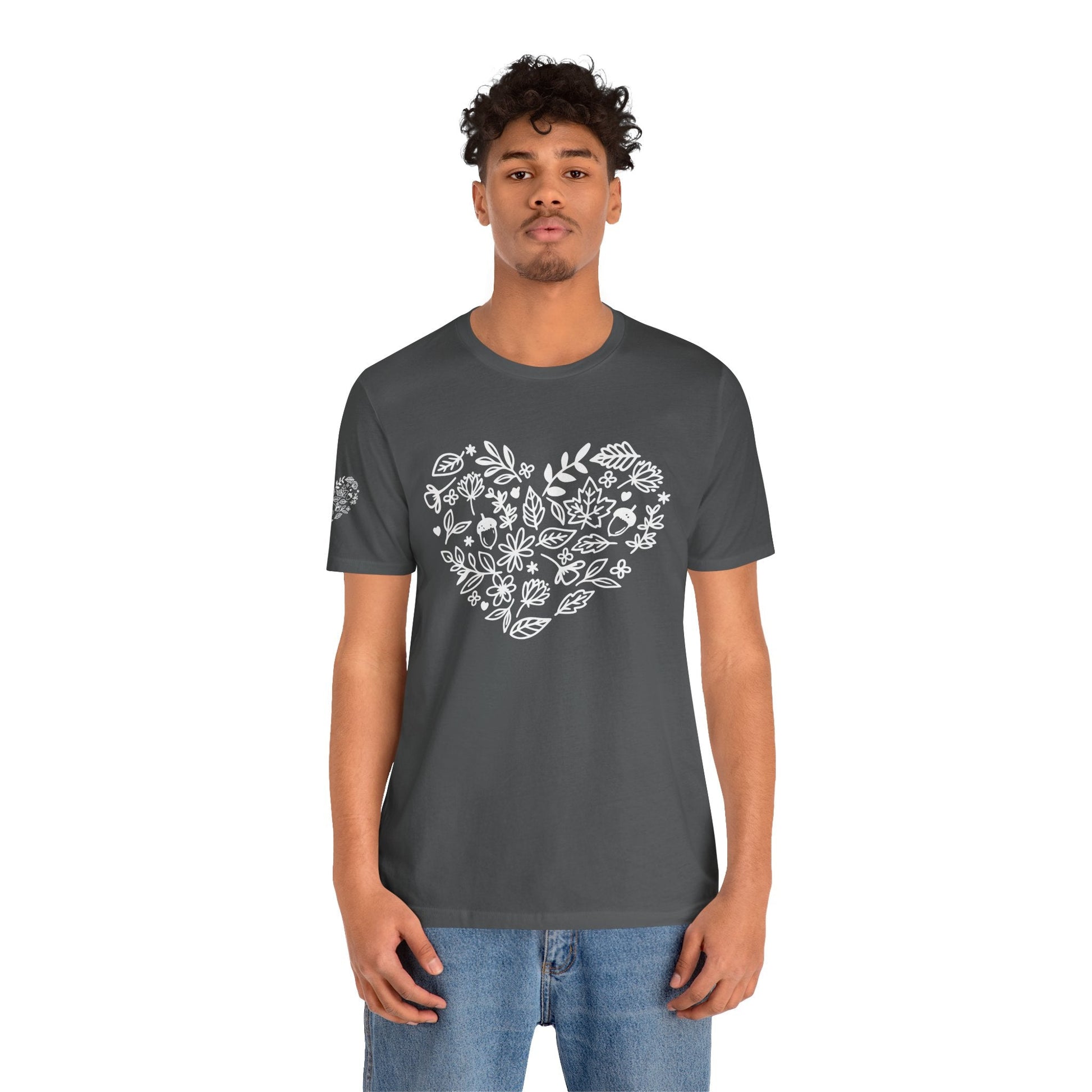 Floral Heart Tee Printify