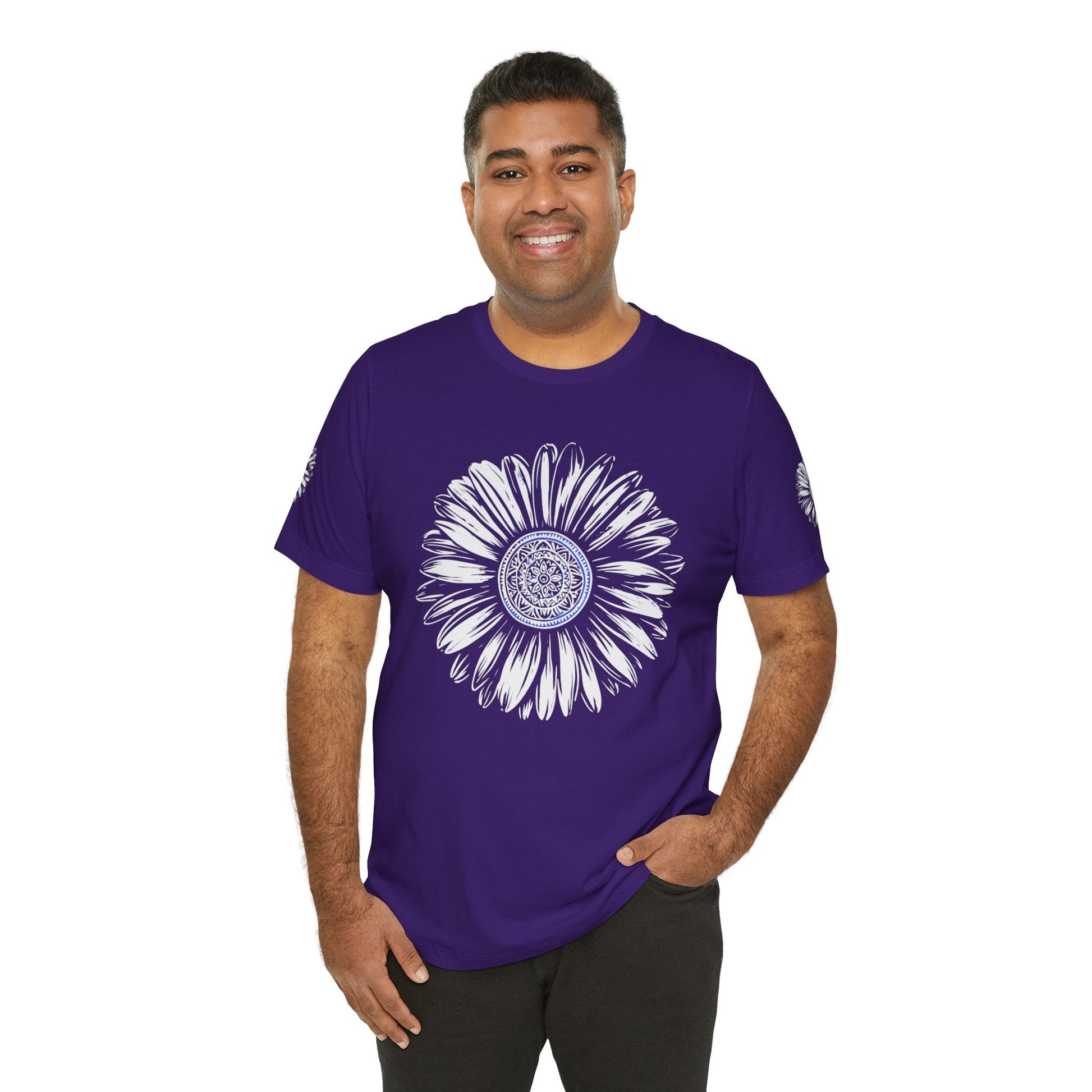 Boho Blue Mandala Tee Boho Wear