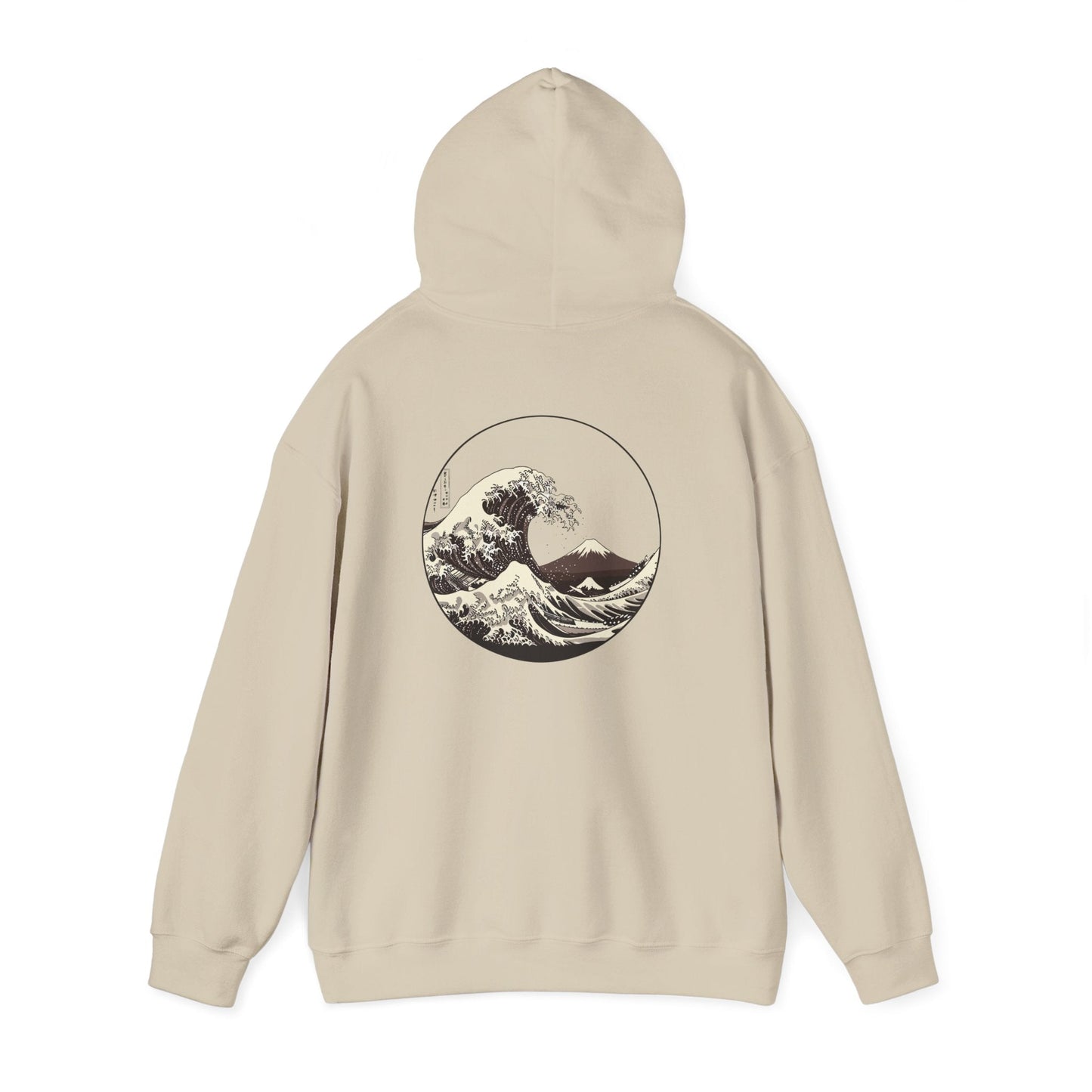 Ocean Wave Graphic Hoodie, Unisex Sweatshirt Gift, Beach Lover Apparel, Cozy Layering, Nature-Inspired Gift Printify