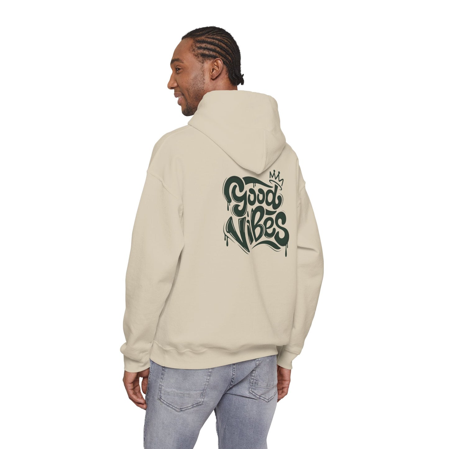 Good Vibes Unisex Heavy Blend Hoodie Printify