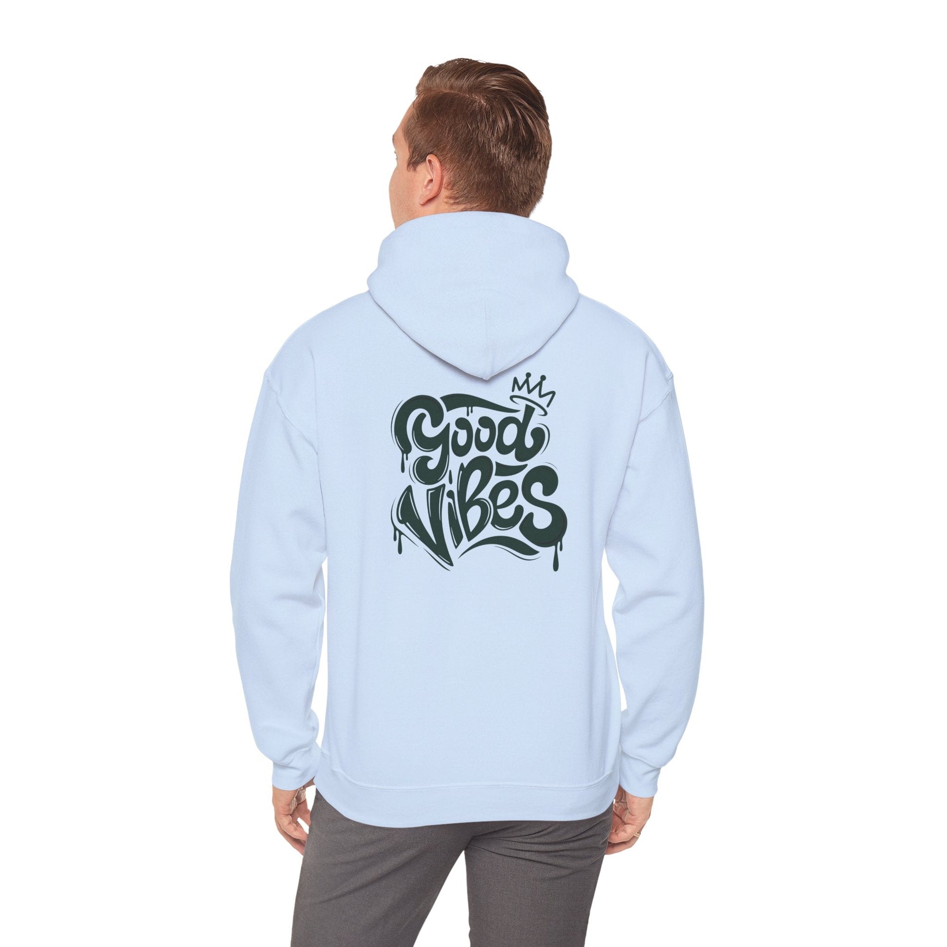 Good Vibes Unisex Heavy Blend Hoodie Printify