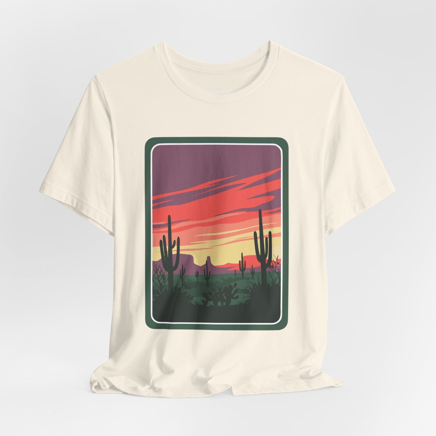 Desert Sunset Tee | Boho Style, Unisex Short Sleeve Shirt, Nature Lover Gift, Adventure Apparel, Outdoor Exploration Clothing Printify