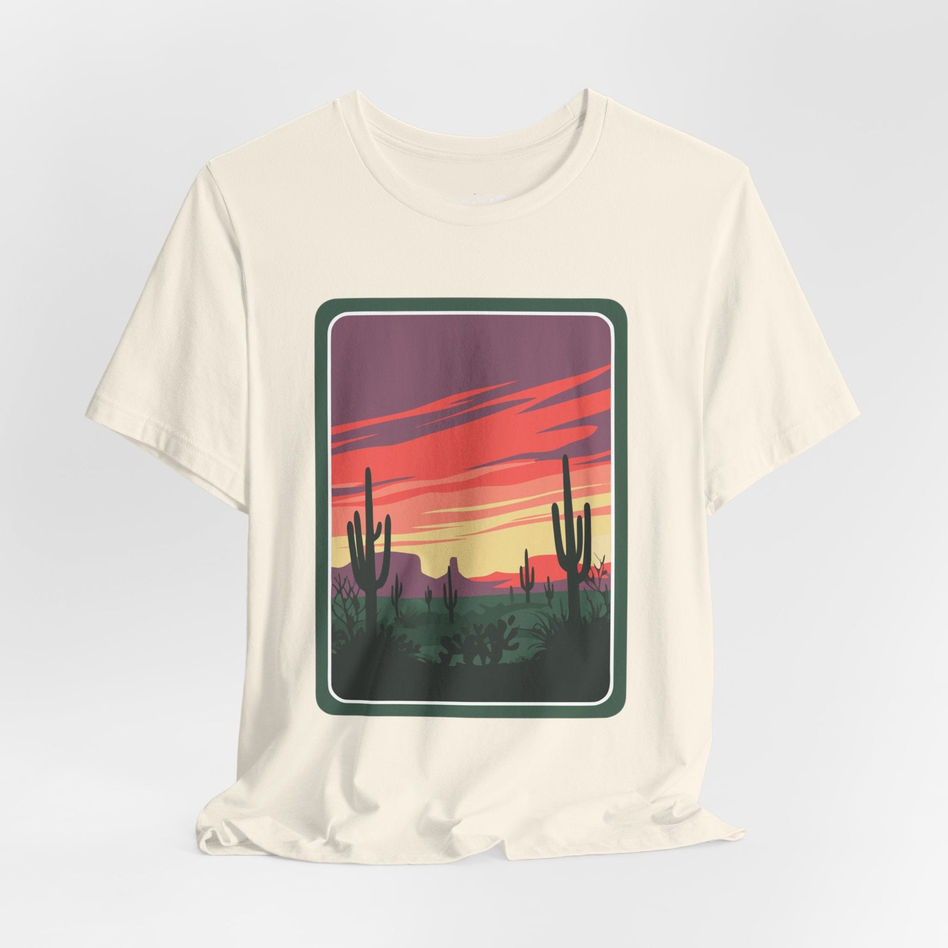 Desert Sunset Tee | Boho Style, Unisex Short Sleeve Shirt, Nature Lover Gift, Adventure Apparel, Outdoor Exploration Clothing Printify