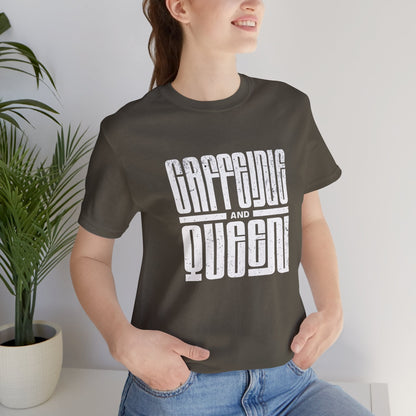 T-Shirt for Coffee Lovers - Caffeine Queen Design Printify