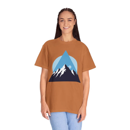 Mountain Adventure Unisex Garment-Dyed T-shirt | Nature Lover Shirt, Outdoor Gift, Hiking Tee, Graphic Tee, Travel Apparel Boho Wear