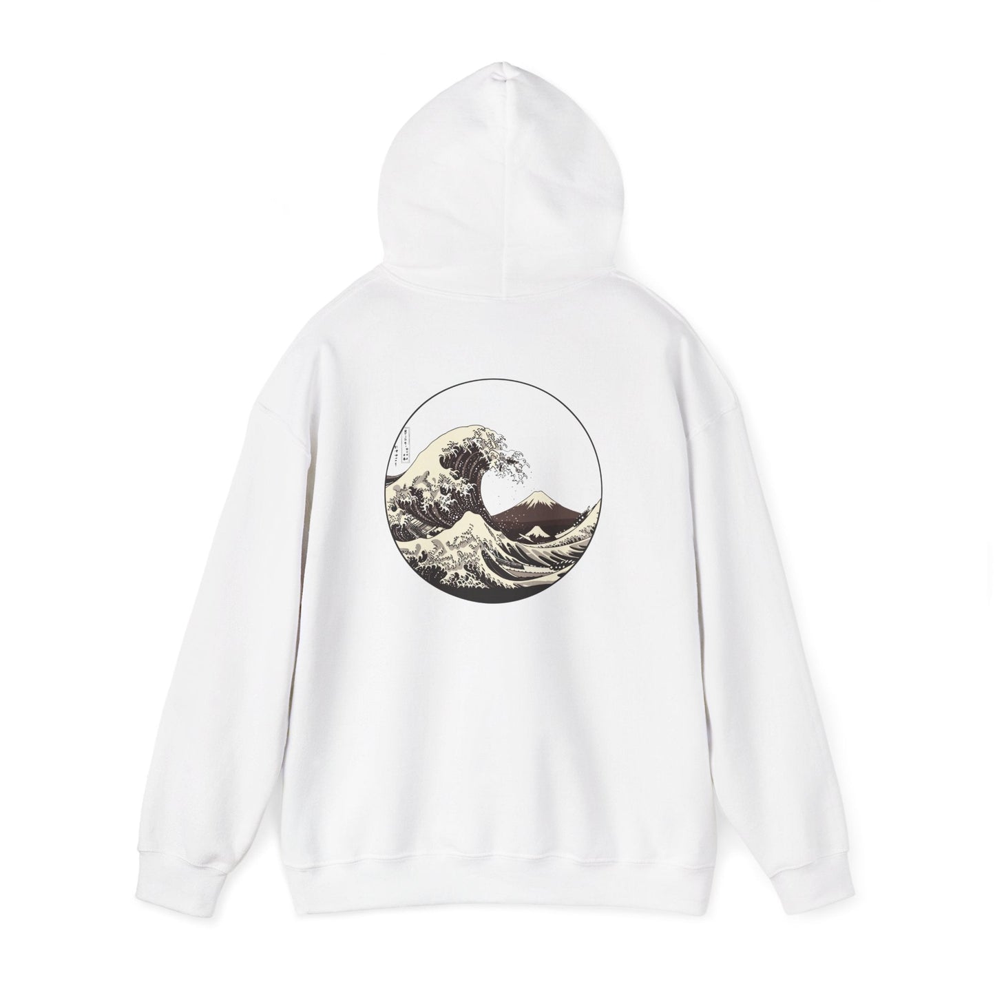 Ocean Wave Graphic Hoodie, Unisex Sweatshirt Gift, Beach Lover Apparel, Cozy Layering, Nature-Inspired Gift Printify