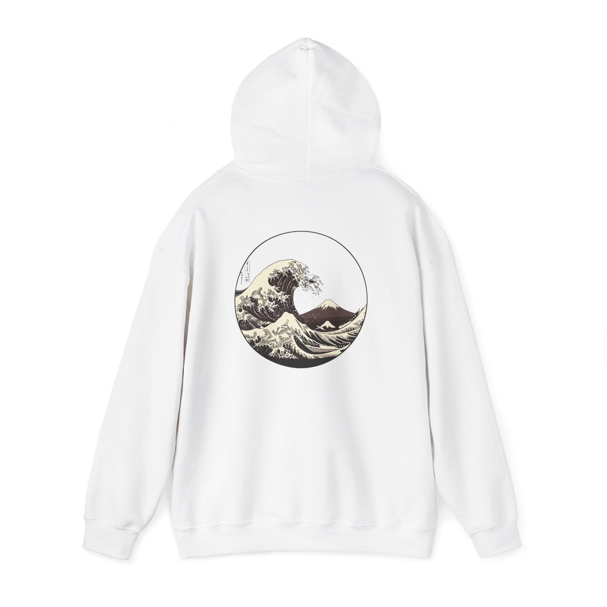 Ocean Wave Graphic Hoodie, Unisex Sweatshirt Gift, Beach Lover Apparel, Cozy Layering, Nature-Inspired Gift Printify