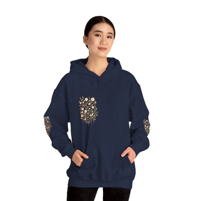 Hooded Sweatshirt - Wildflower Harmony Printify