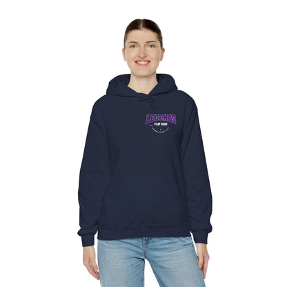 Legends Play Here Hoodie | Unisex Heavy Blend™ Sweatshirt for Gamers, Casual Wear, Friends Gatherings, Cozy Gift Ideas, Unique Style Boho Wear