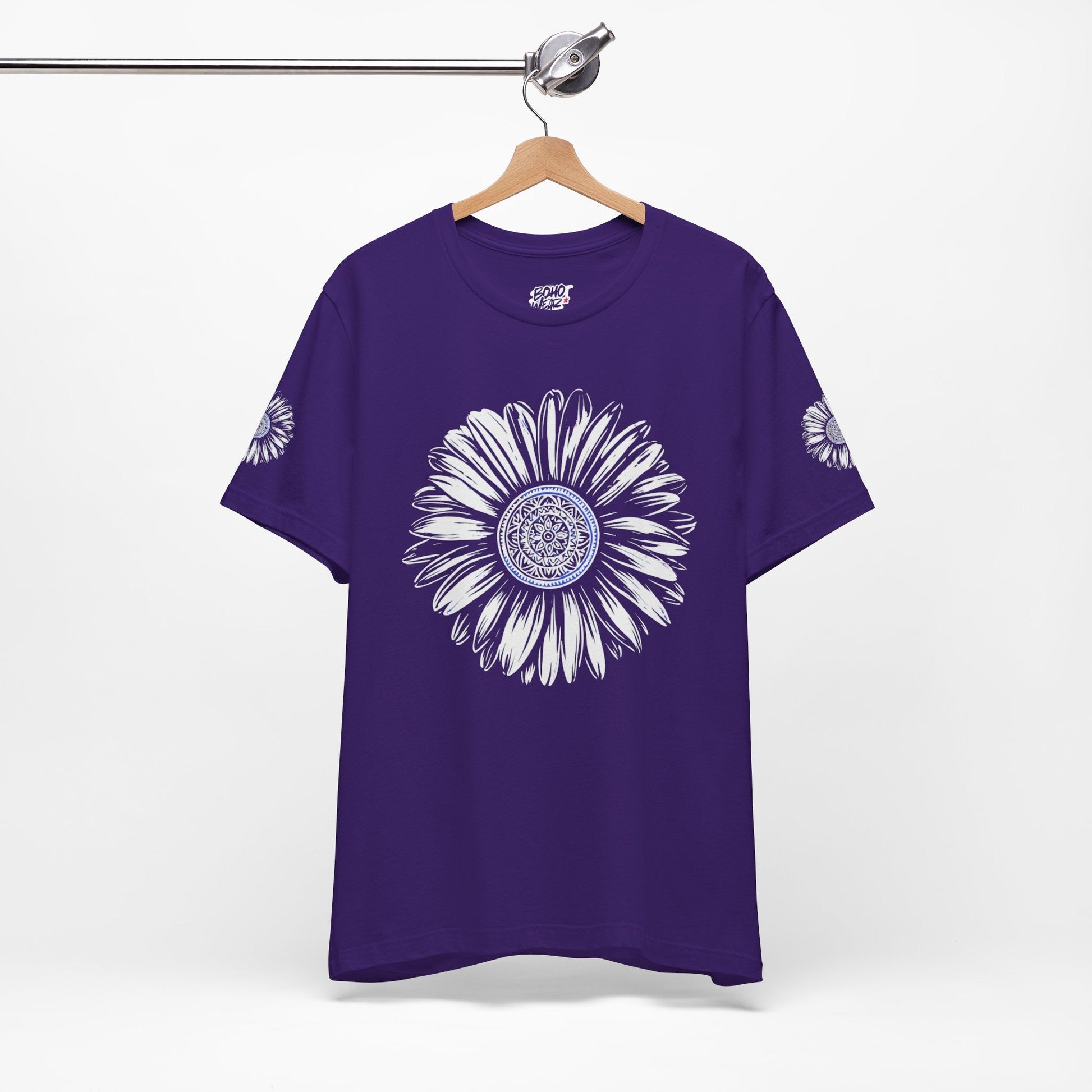 Boho Blue Mandala Tee Boho Wear