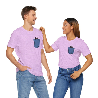 Cat Pocket Tee Boho Wear