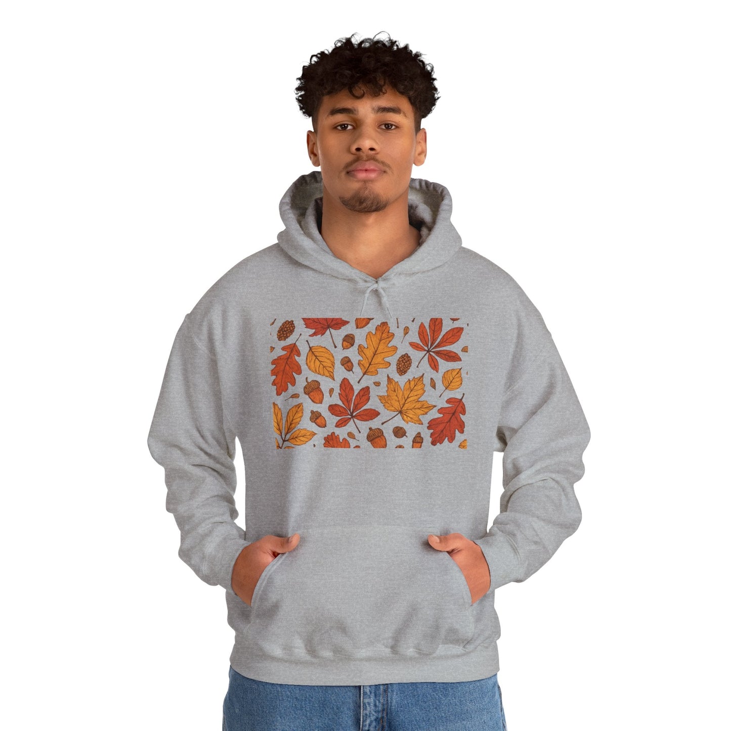 Vintage Autumn Unisex Hoodie Sweatshirt - Pattern Design Boho Wear