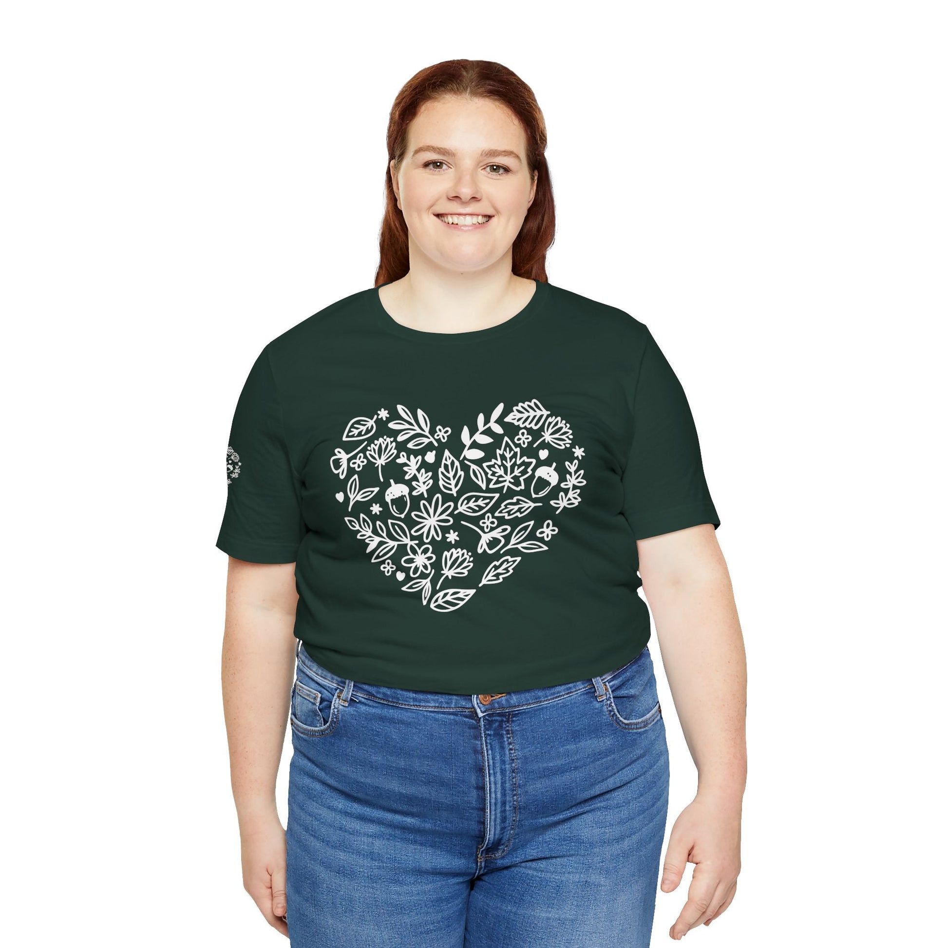 Floral Heart Tee Printify