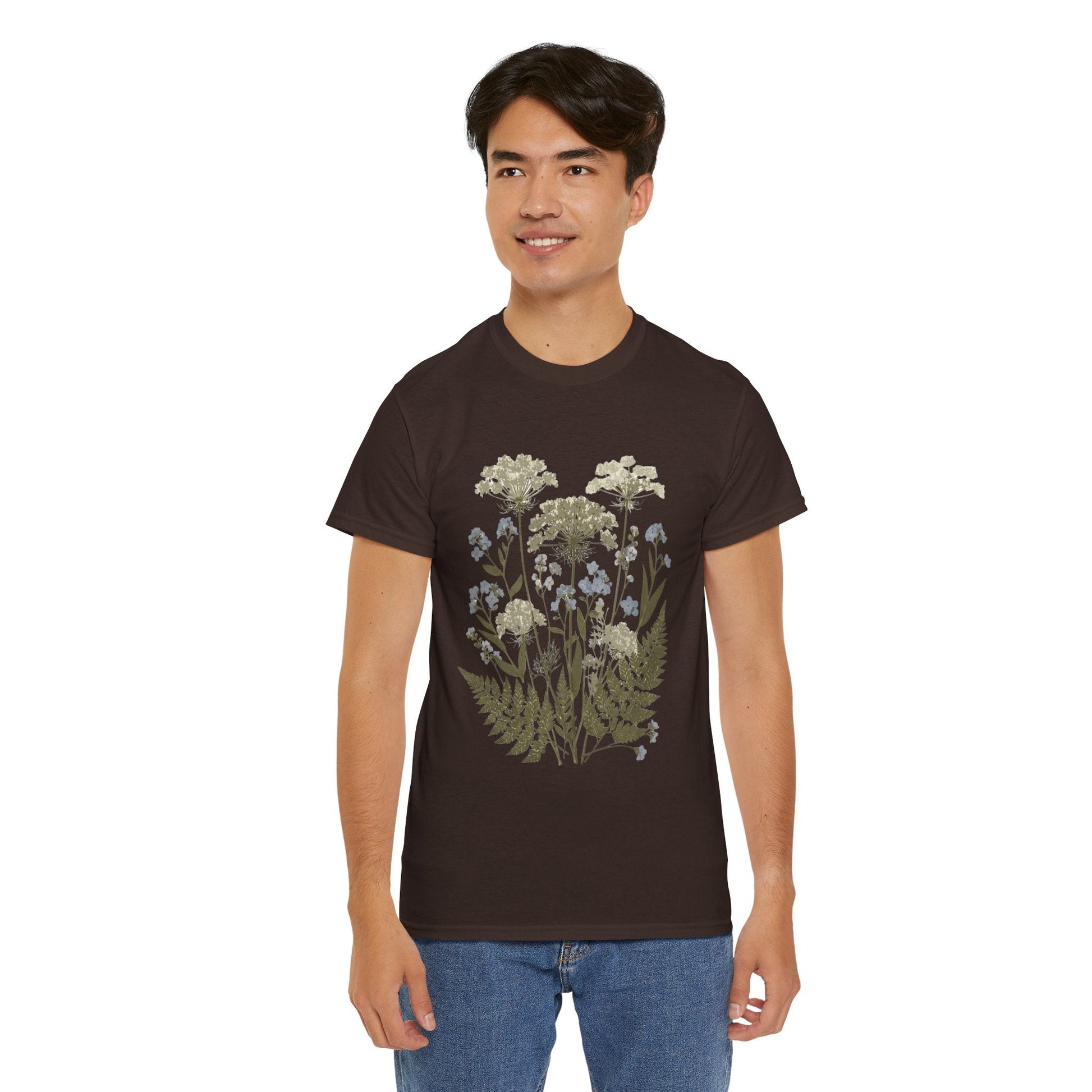 Botanical Art Unisex Heavy Cotton Tee Printify