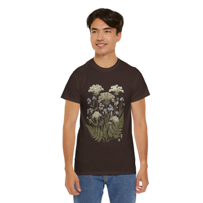 Botanical Art Unisex Heavy Cotton Tee Printify