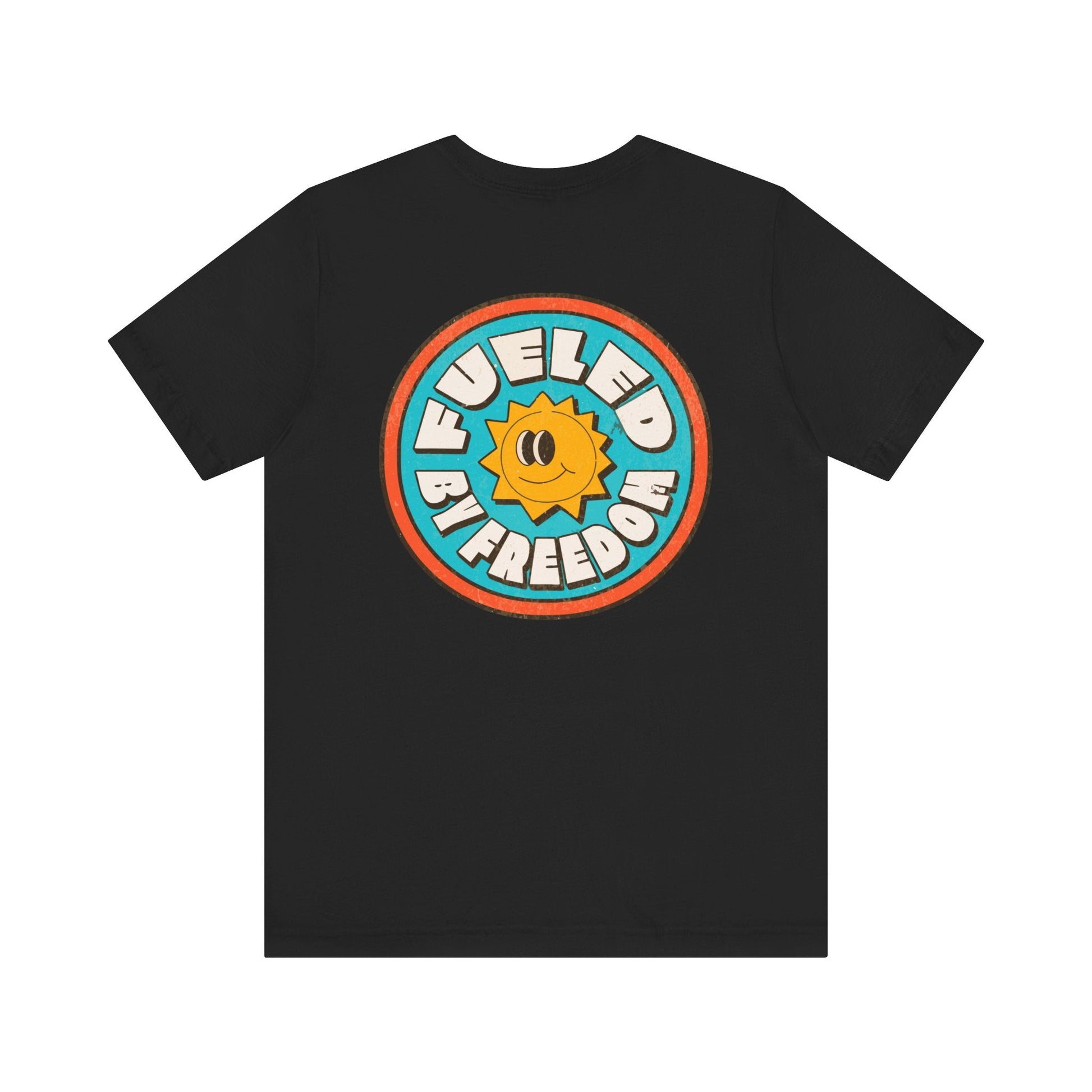 T-Shirt Fueled by Freedom Graphic Tee Printify