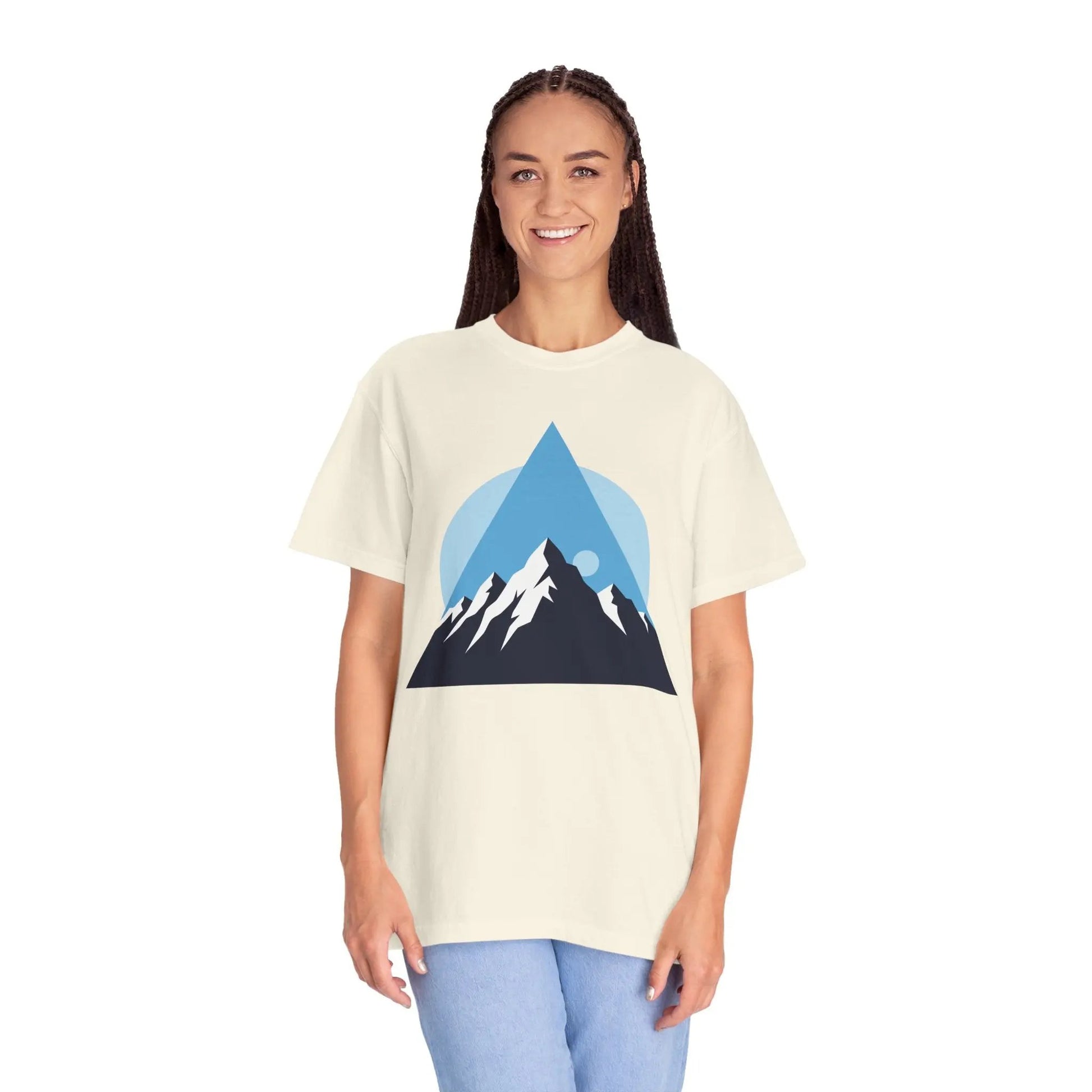 Mountain Adventure Unisex Garment-Dyed T-shirt | Nature Lover Shirt, Outdoor Gift, Hiking Tee, Graphic Tee, Travel Apparel Boho Wear