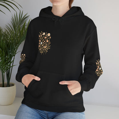 Hooded Sweatshirt - Wildflower Harmony Printify