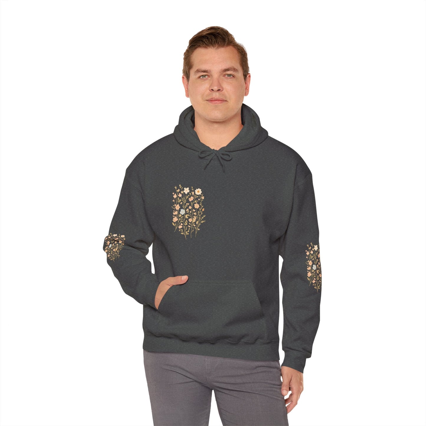 Hooded Sweatshirt - Wildflower Harmony Printify