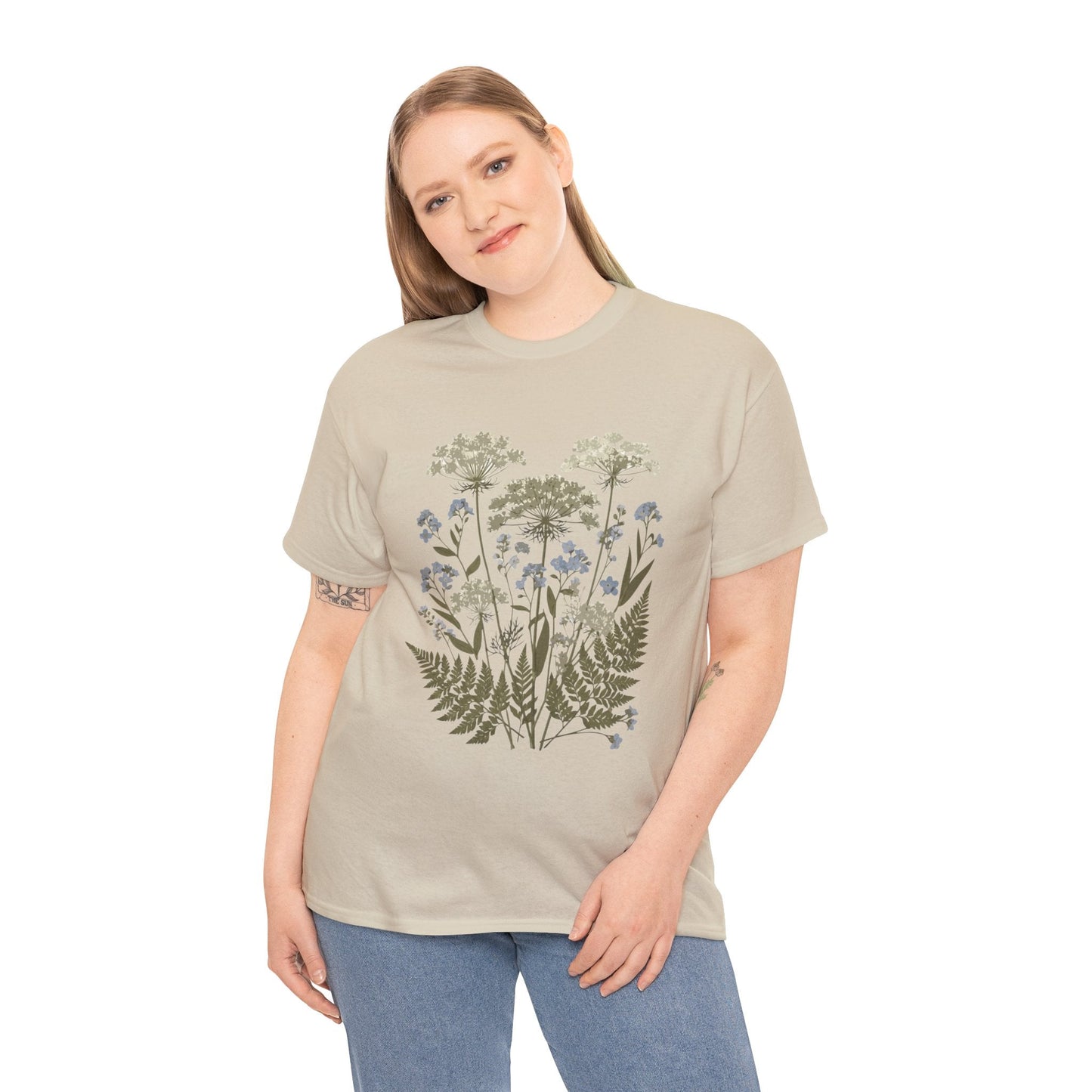 Botanical Art Unisex Heavy Cotton Tee Printify
