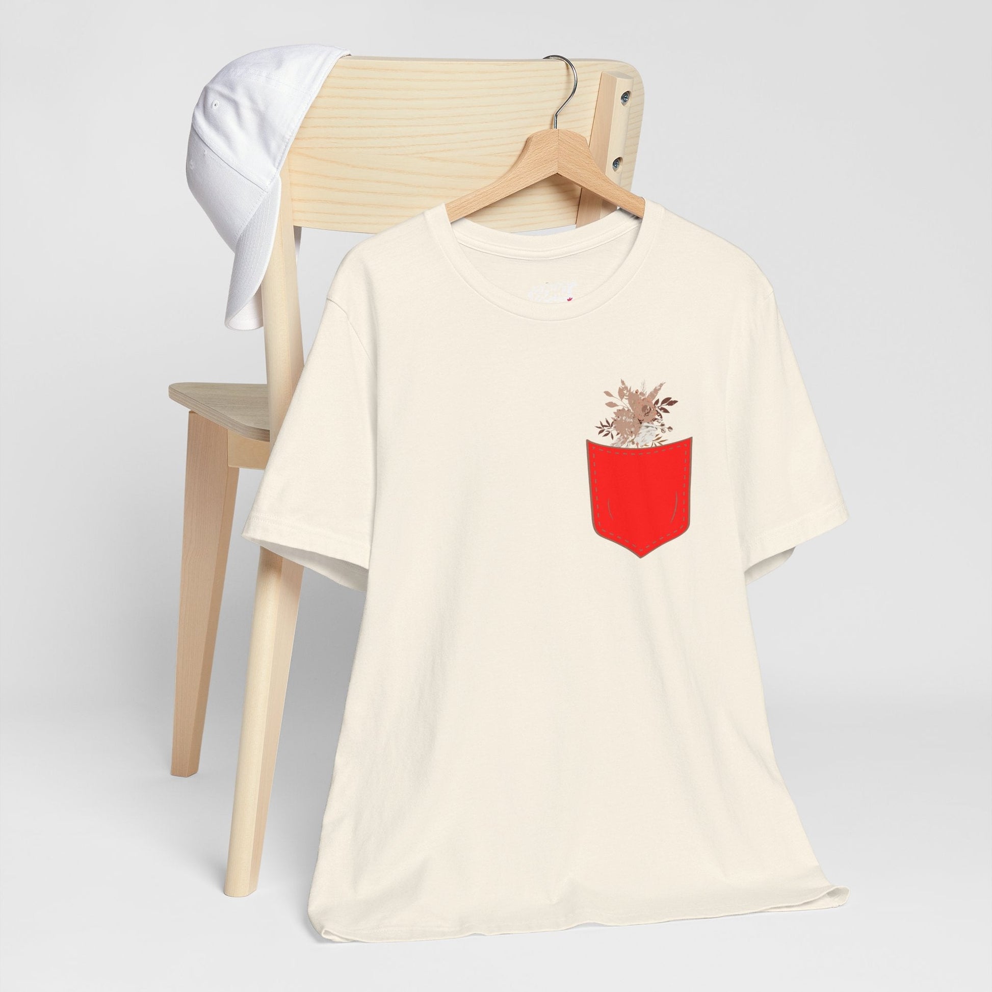 Pocket and Dry Flowers Tee Printify