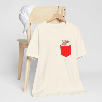 Pocket and Dry Flowers Tee Printify