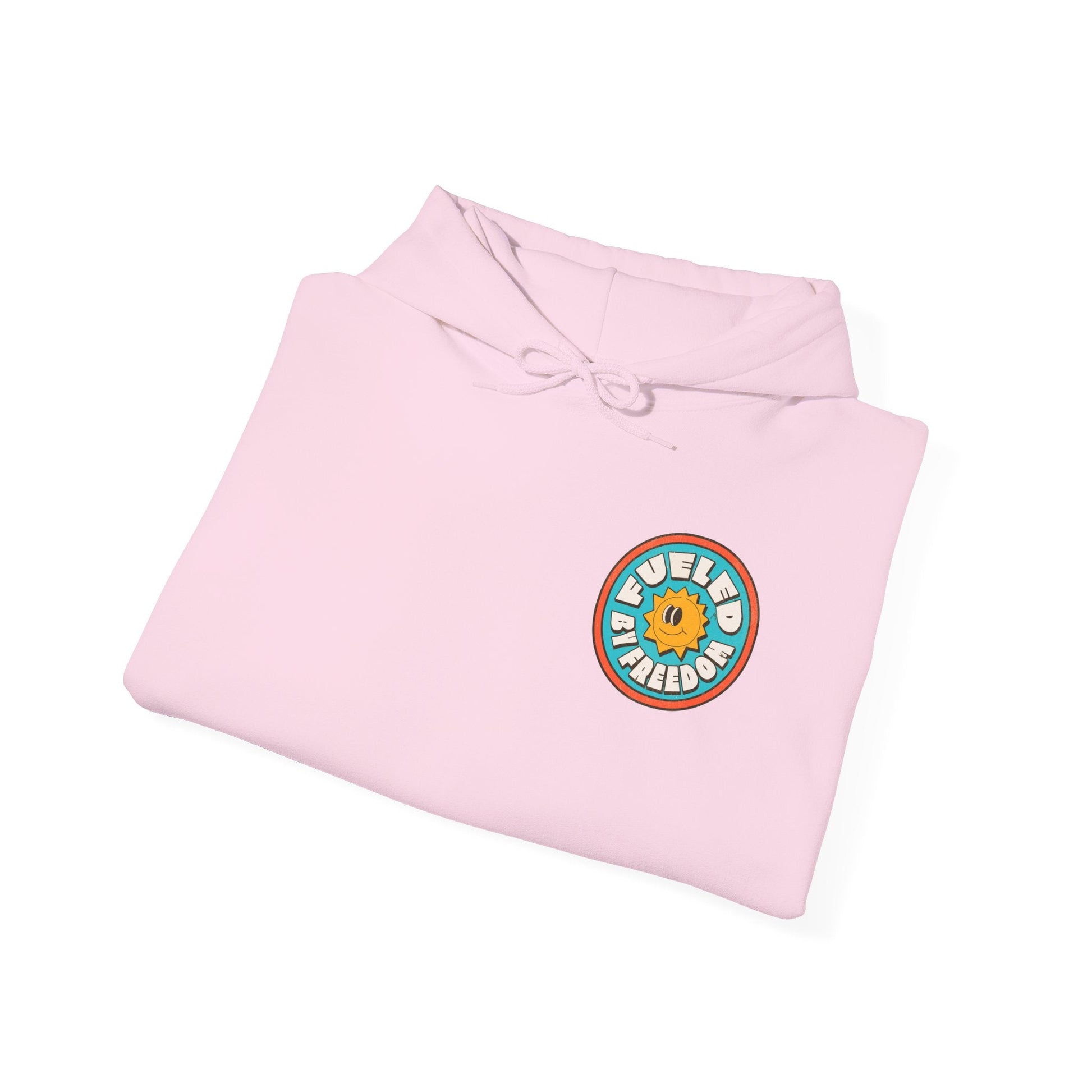 Hooded Sweatshirt Fueled by Freedom Boho Wear