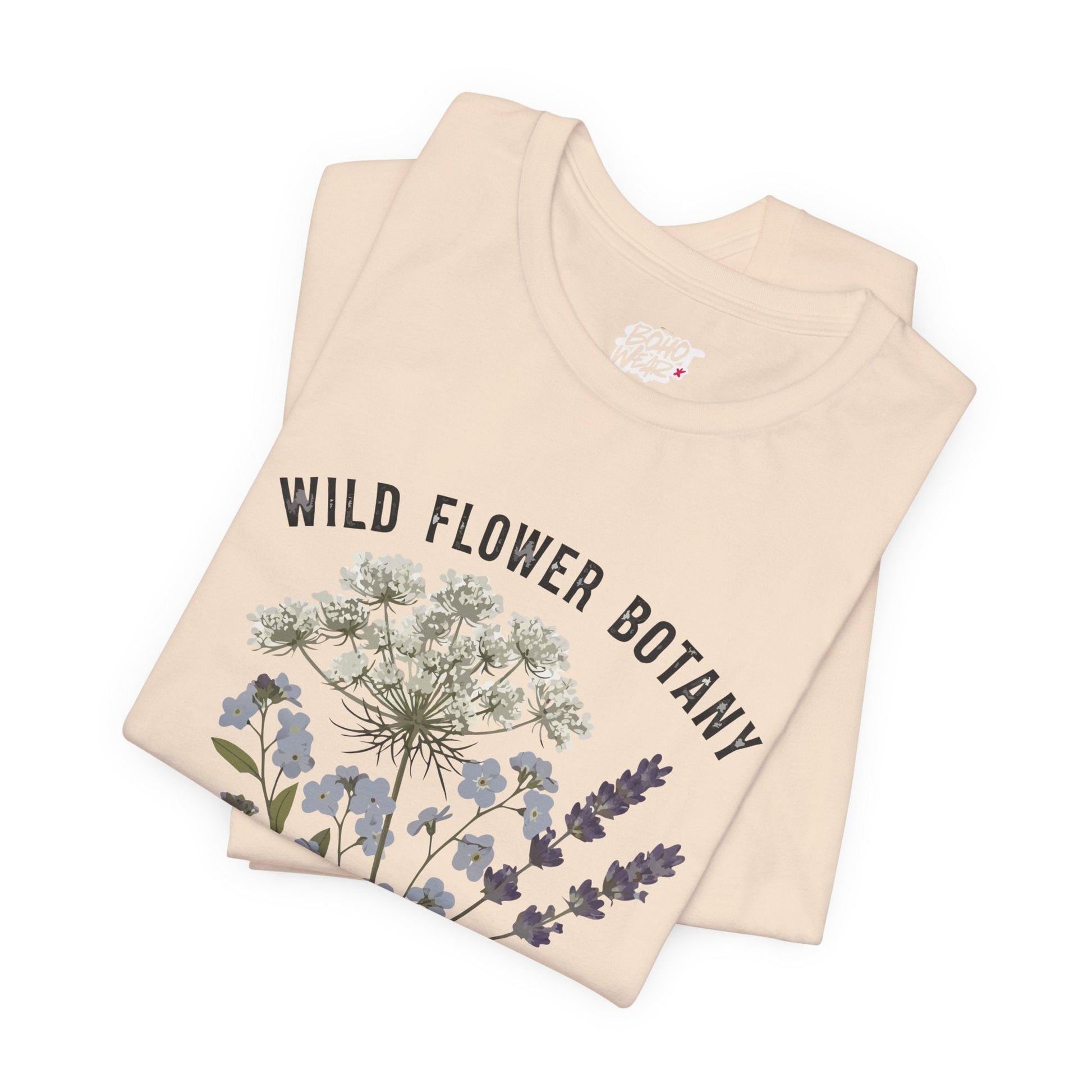 Wild Flower Botany Unisex Tee - Nature-Inspired Floral Shirt Printify