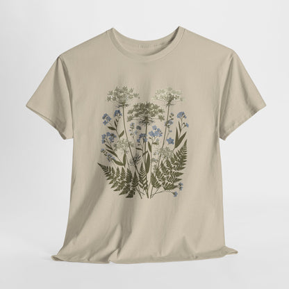 Botanical Art Unisex Heavy Cotton Tee Printify