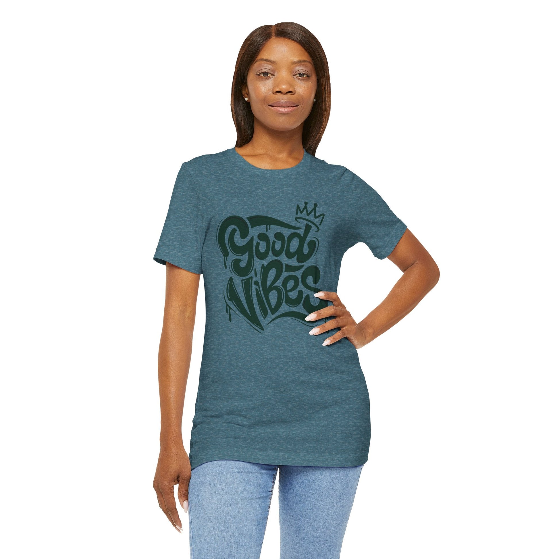 Good Vibes Unisex Jersey Tee Printify