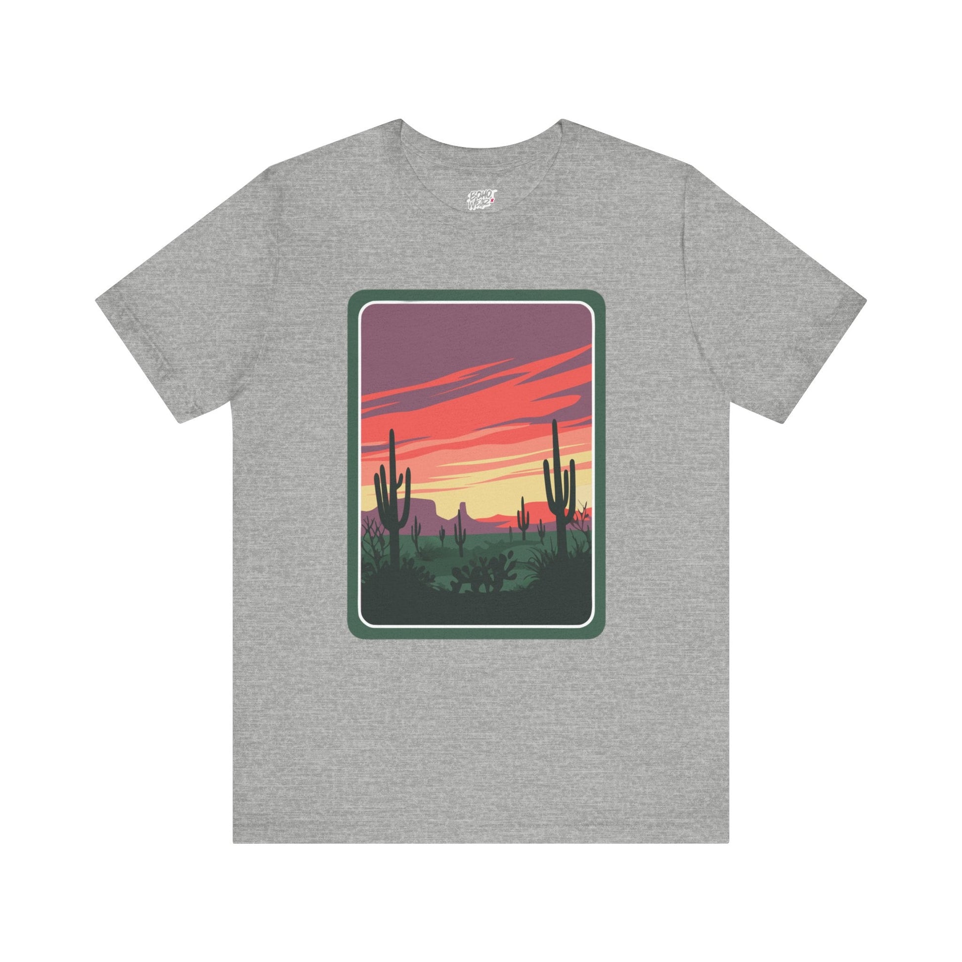 Desert Sunset Tee | Boho Style, Unisex Short Sleeve Shirt, Nature Lover Gift, Adventure Apparel, Outdoor Exploration Clothing Printify