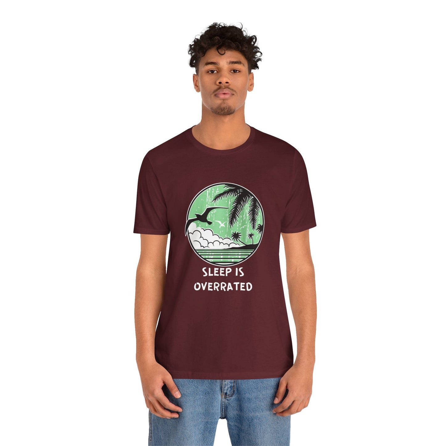 Sleepy Days Unisex Tee: Beach Lovers Boho Wear