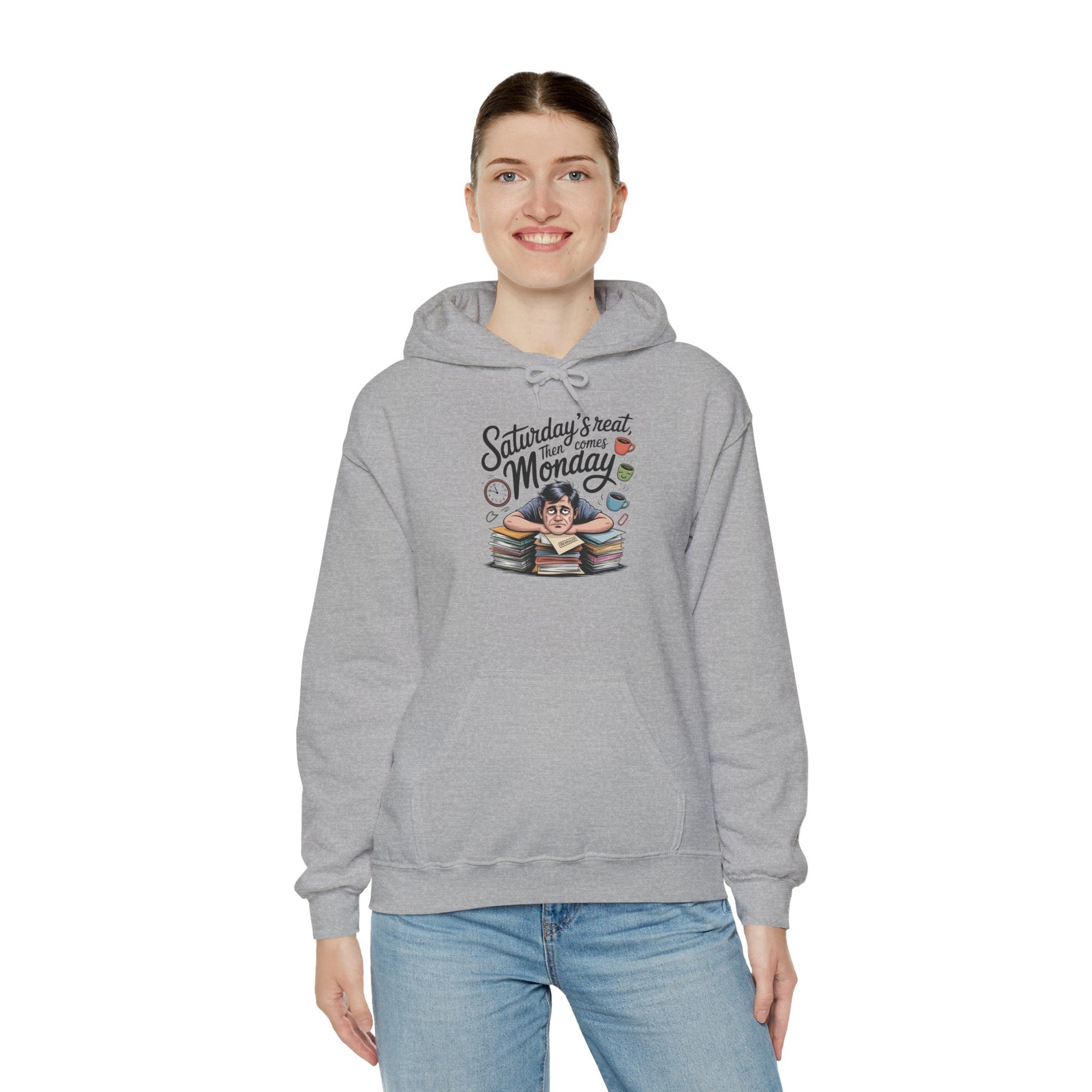 Funny Saturday's Relax Then Comes Monday Hoodie Boho Wear