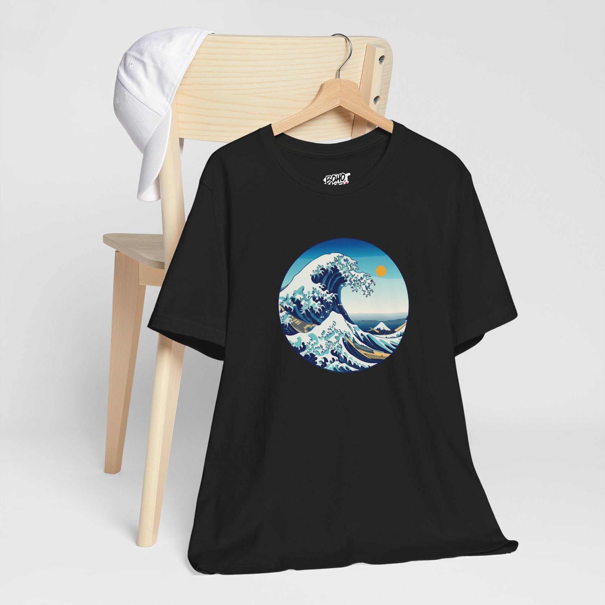 Ocean Wave Graphic Tee - Perfect for Beach Lovers, Summer Vibes, Casual Outfits, Gift for Surfers, Eco-Friendly Fashion Printify
