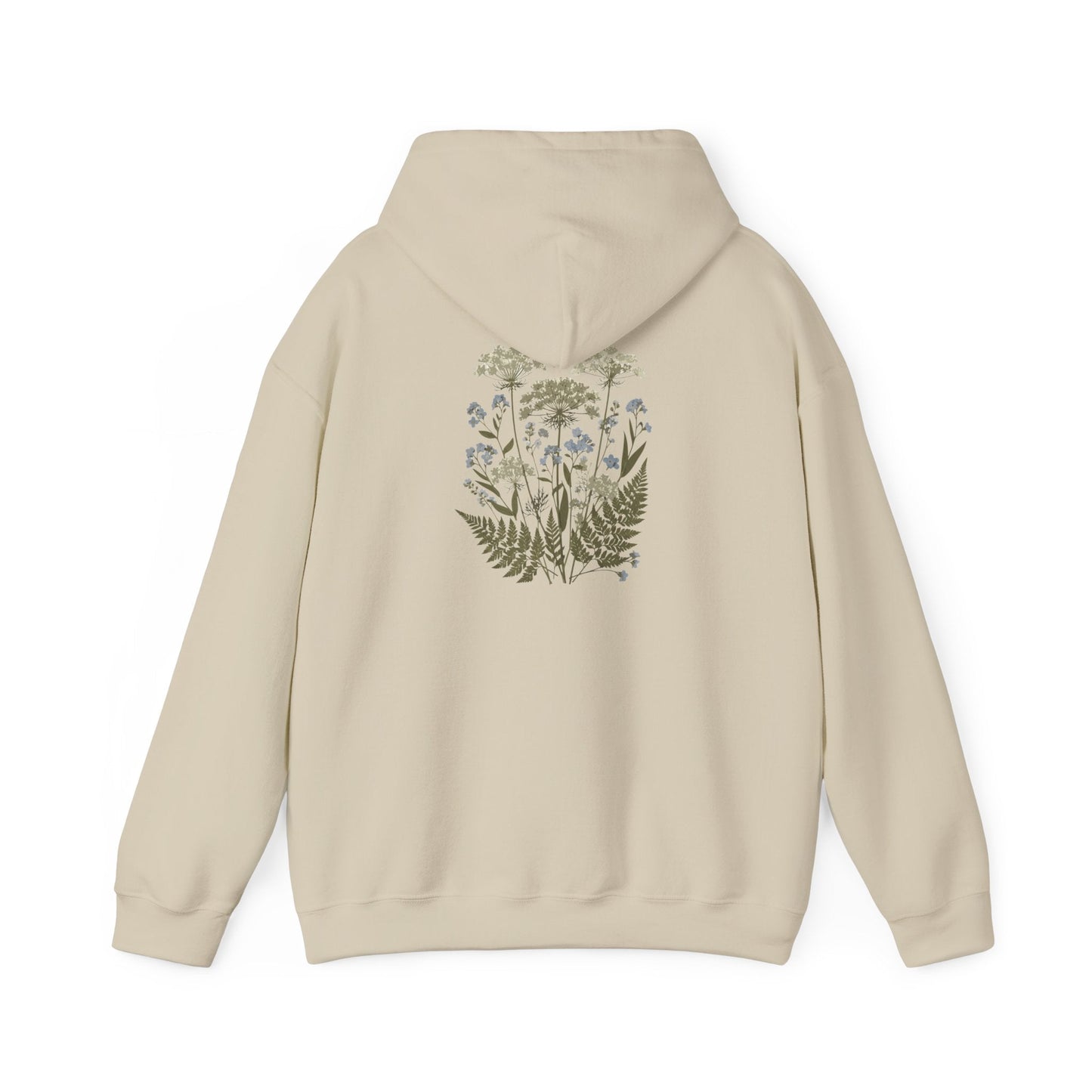 Botanical Print Unisex Hoodie - Embrace Nature Boho Wear