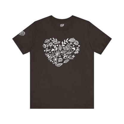 Floral Heart Tee Printify