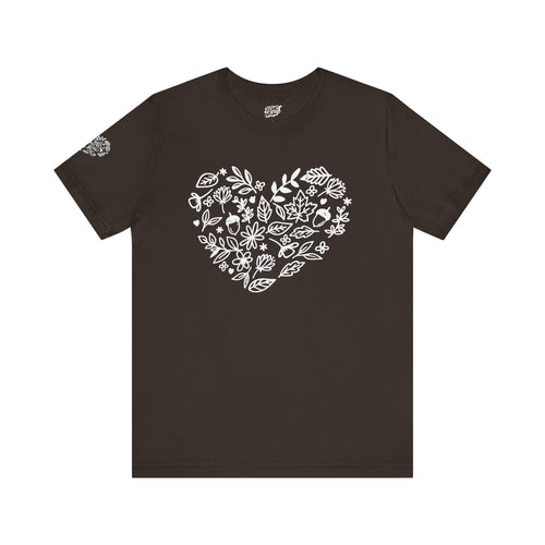 Floral Heart Tee Printify