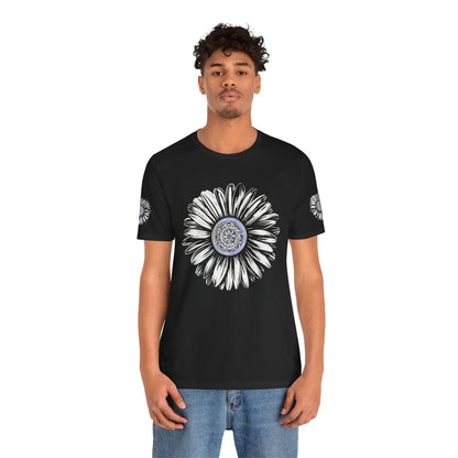 Boho Blue Mandala Tee Printify