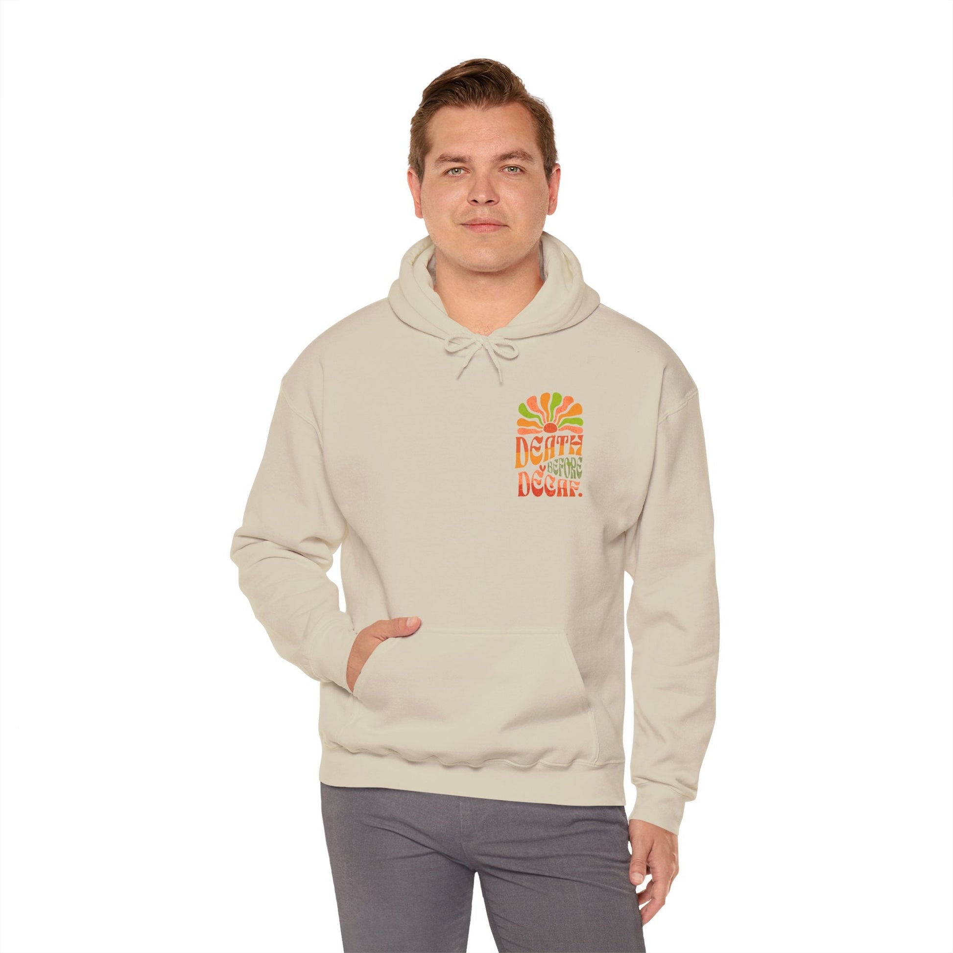 Colorful Retro Hoodie - Perfect for Cozy Days and Celebrations Printify