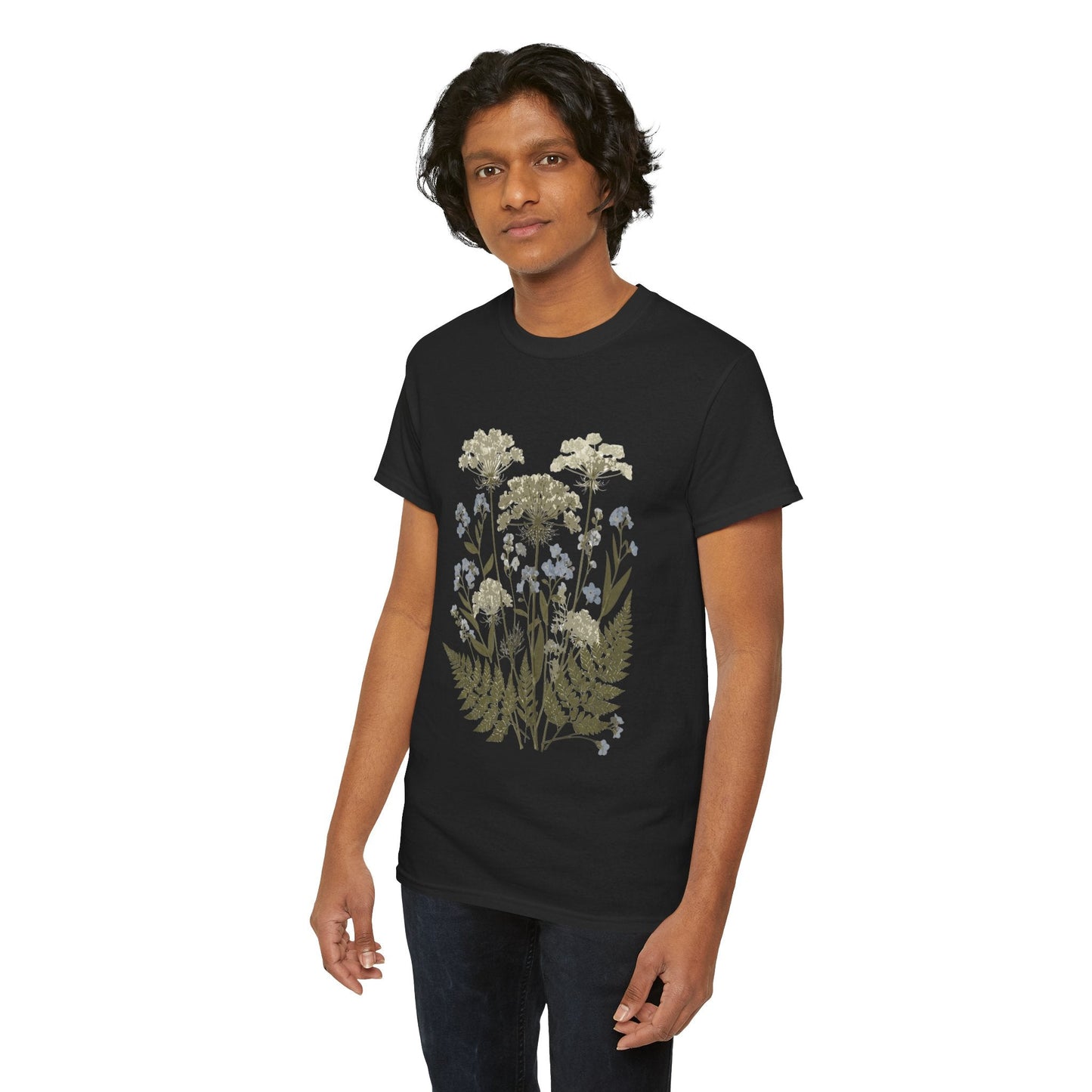 Botanical Art Unisex Heavy Cotton Tee Printify