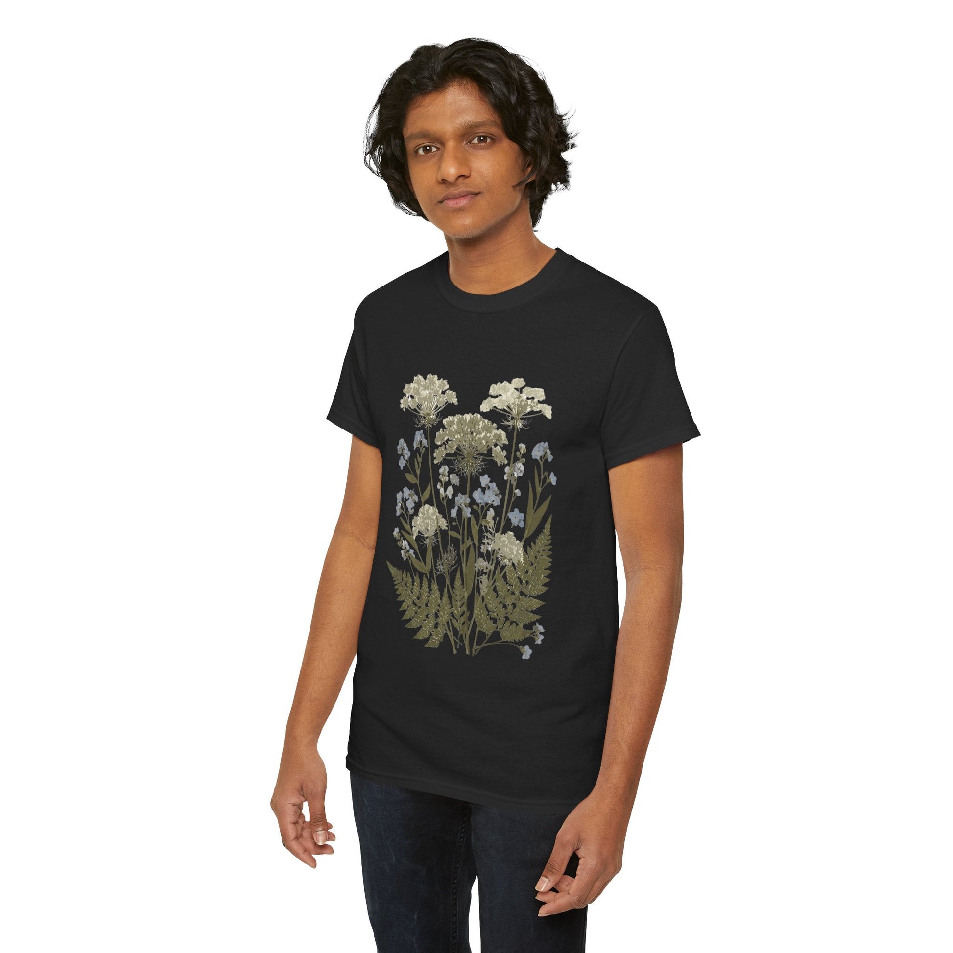 Botanical Art Unisex Heavy Cotton Tee Printify