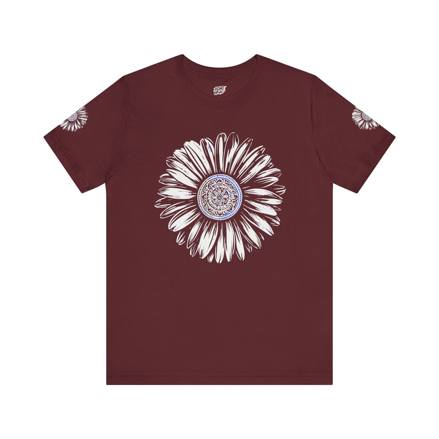 Boho Blue Mandala Tee Printify