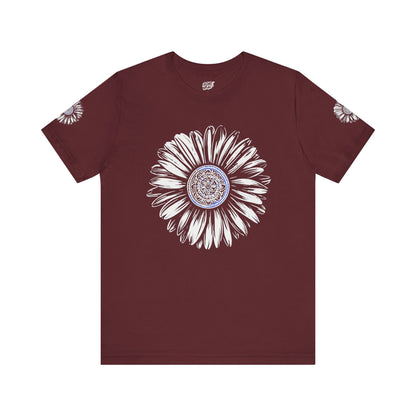 Boho Blue Mandala Tee Printify