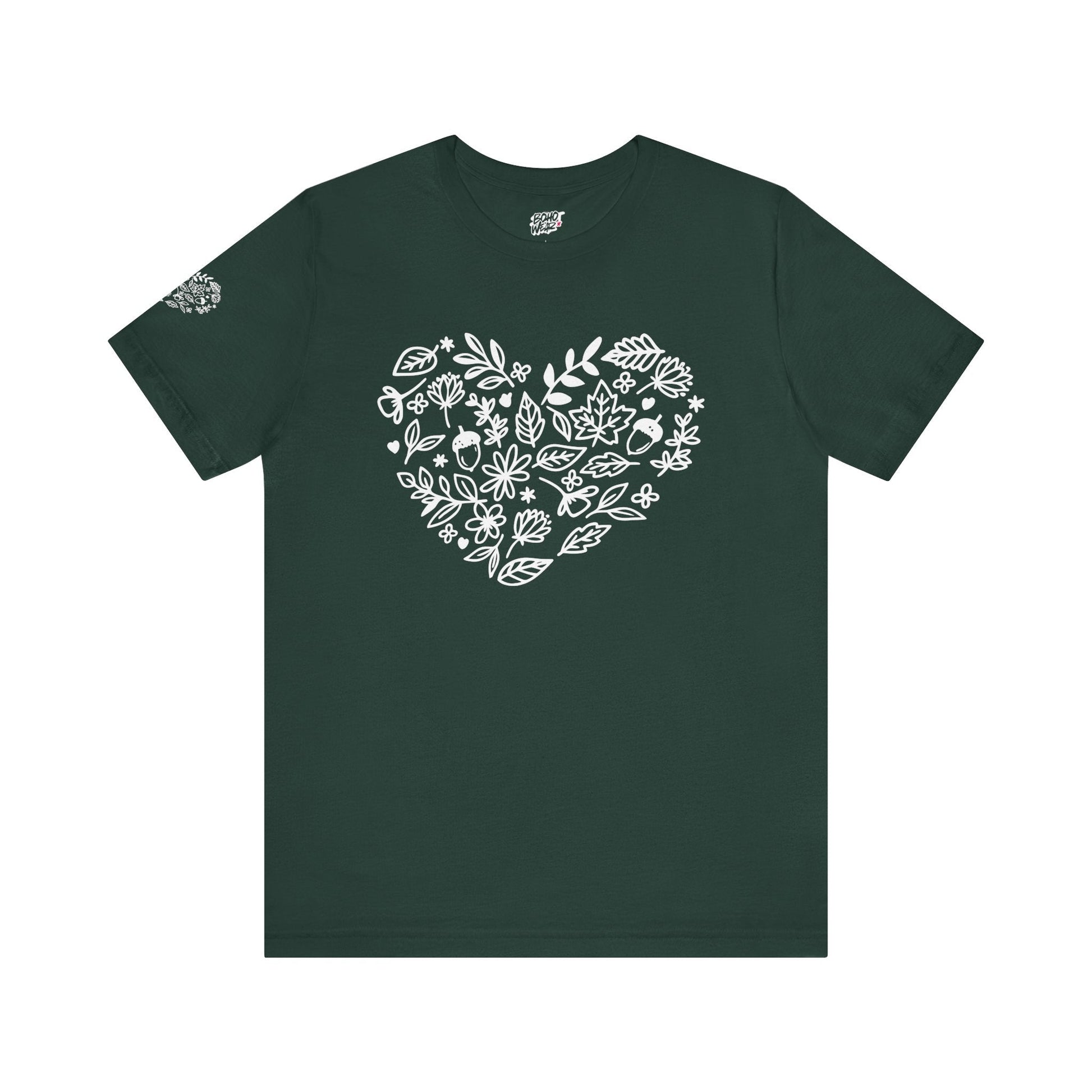 Floral Heart Tee Printify